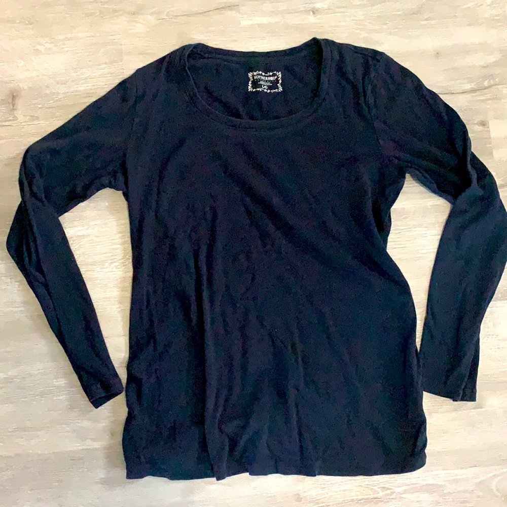 Black maternity top